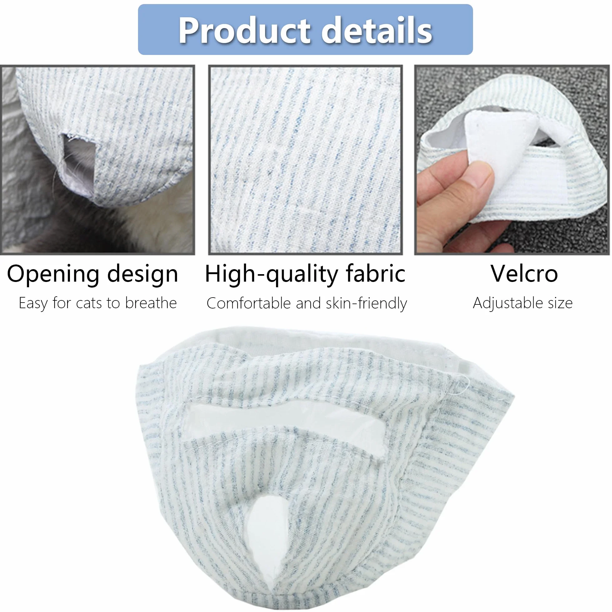 Museau Chat Anti-Morsure Respirant Réglable Protection Visage Soin Bain