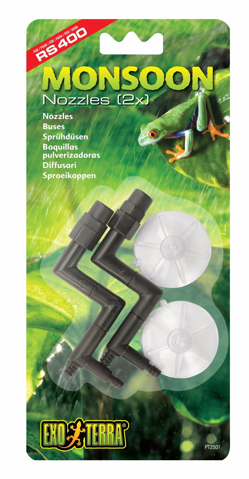 Exoterra Monsoon Buses de Pulvérisation d’Eau pour Reptile Amphibien