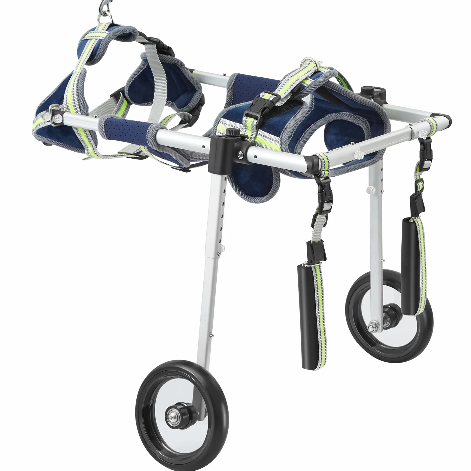 VEVOR Fauteuil Roulant pour Chien 2 Roues pour Pattes arrières, Fauteuil Roulant pour Animaux de Compagnie léger et réglable