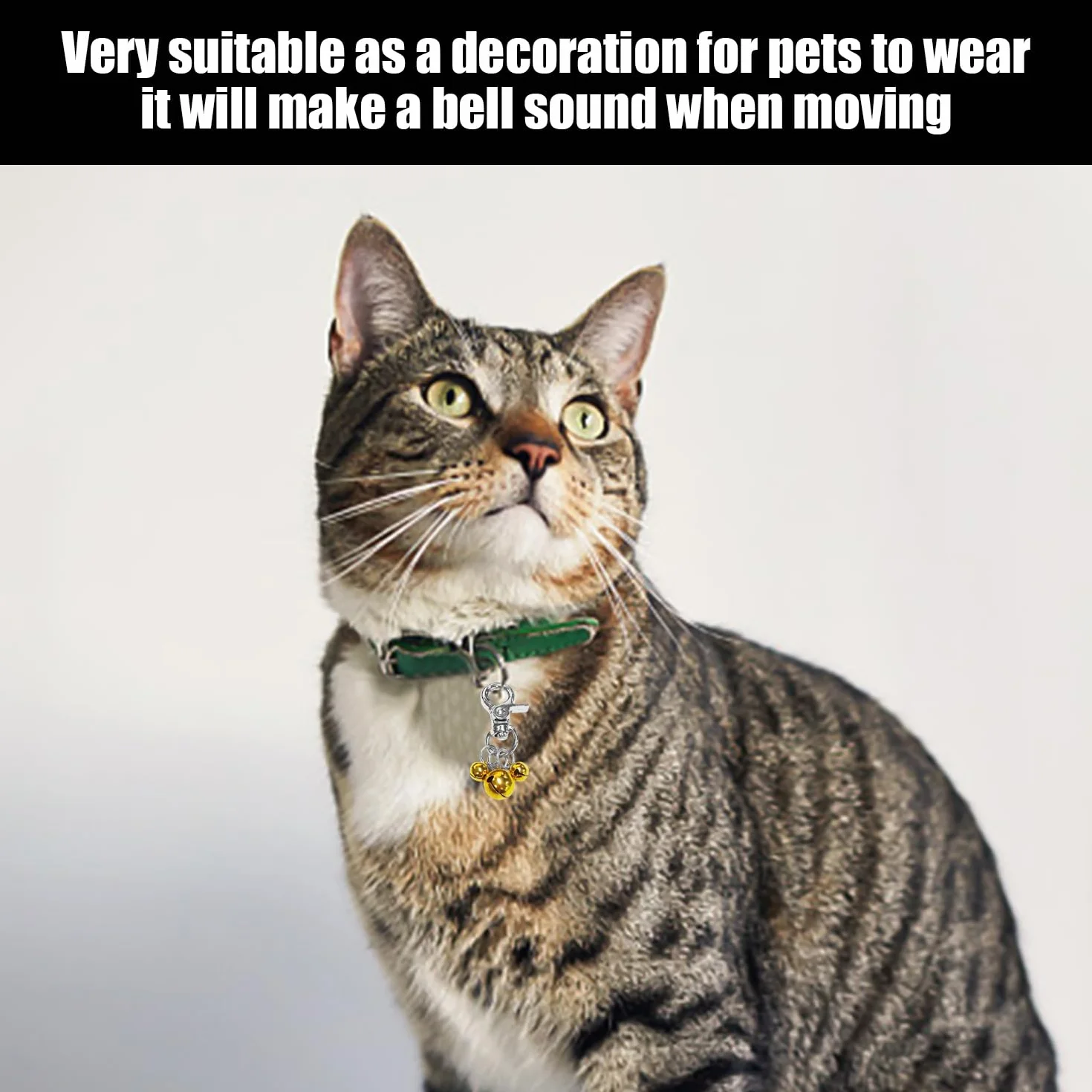 Cloches De Collier pour Animaux De Compagnie 2 Pièces, en Métal