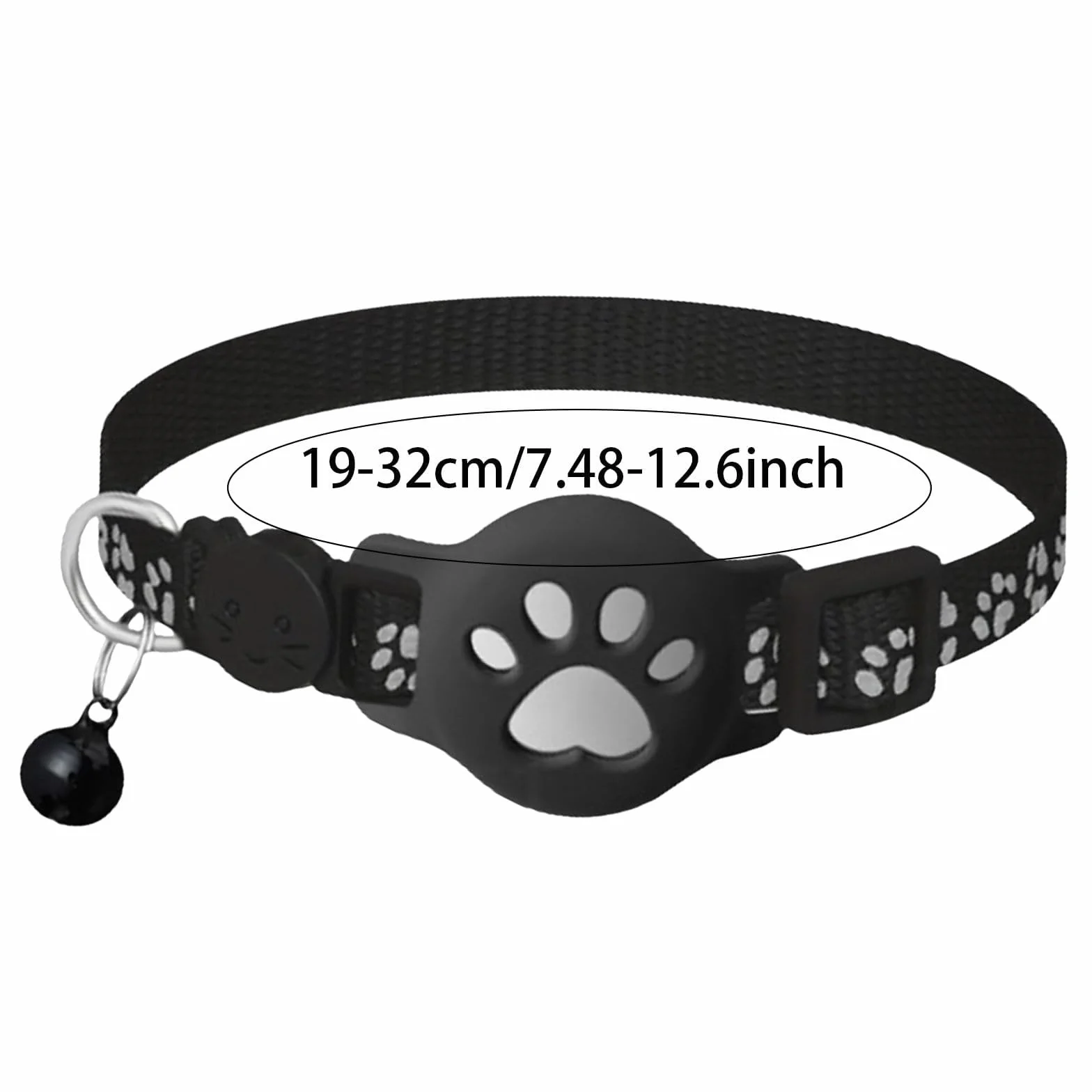 Collier GPS Chat 2026 Traceur GPS Chat Tracker sans Carte SIM sans Abonnement Localisation Temps Réel Imperméable Durable