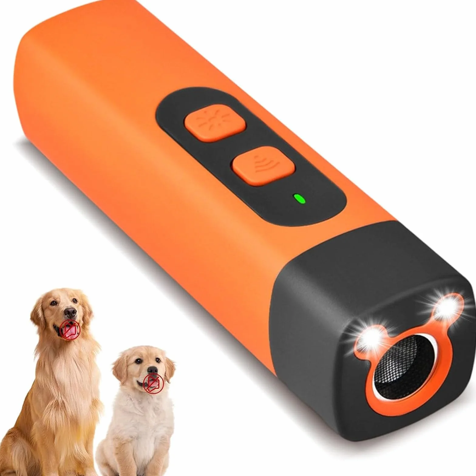Anti Aboiement Chien Ultrason Puissant avec Lampe LED pour Petit Grand Chien