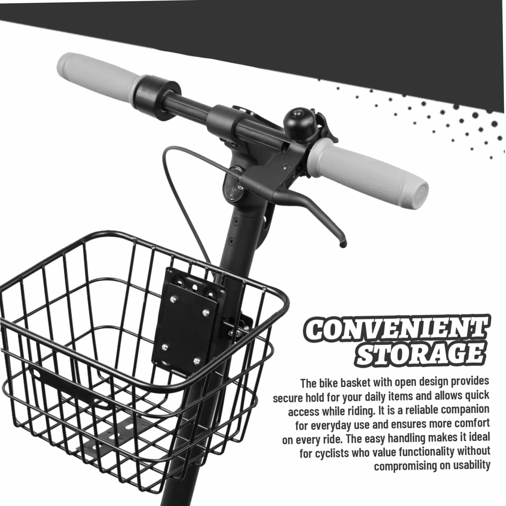 Panier de vélo métal lourd avant arrière