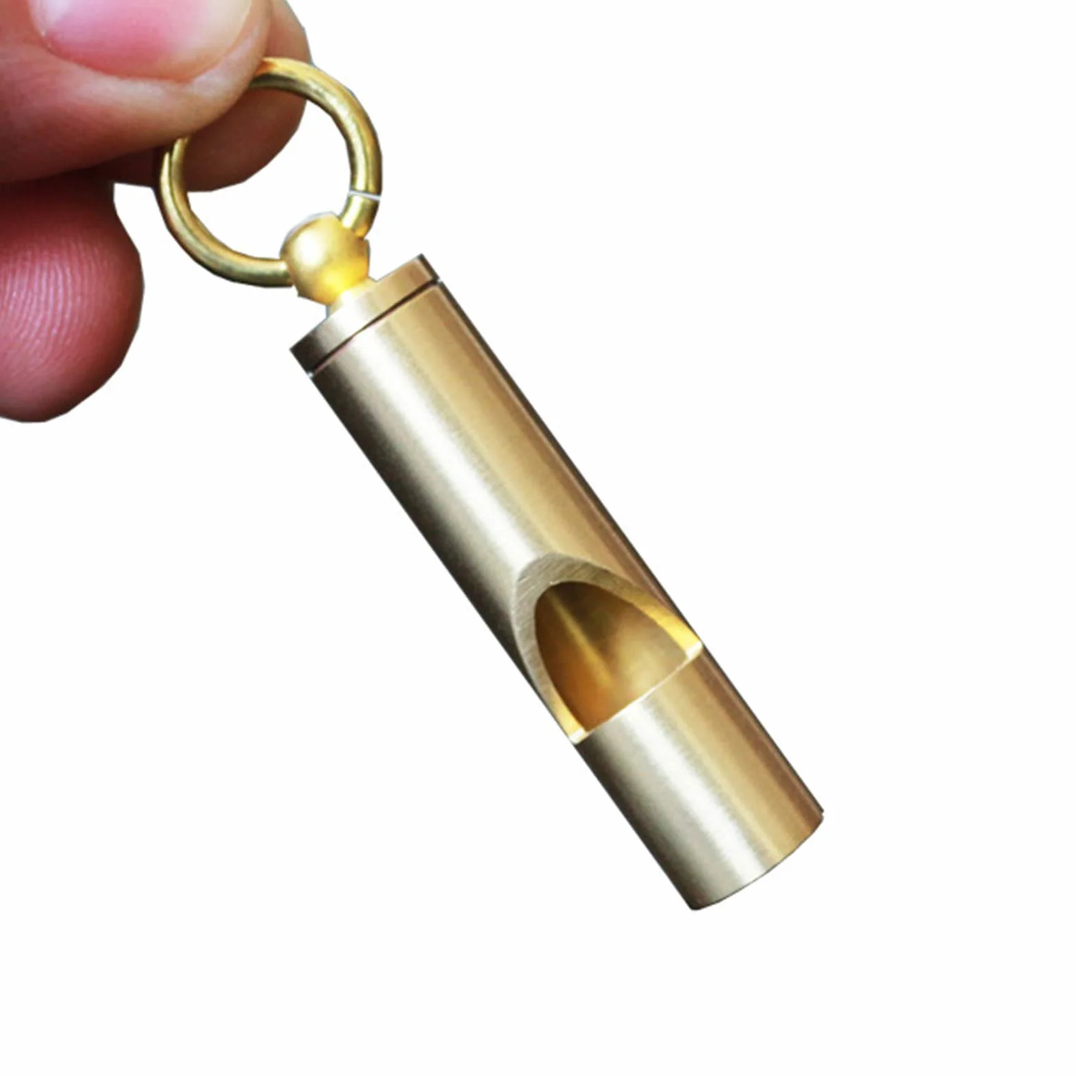 Sifflet professionnel en laiton pour dressage de chien et perroquet