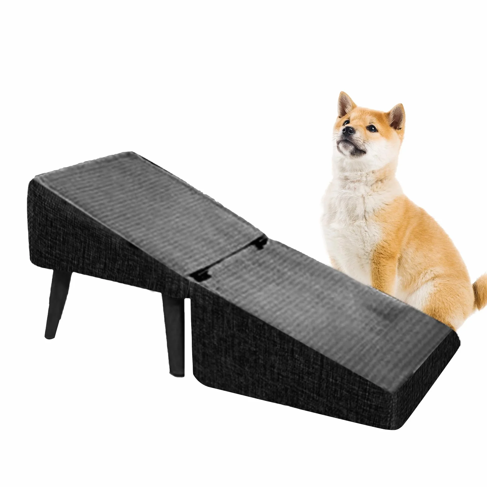 Rampe pour chien, canapé, lit, en bois, antidérapante, pliable, multifonctionnelle, antidérapante, pour petits chiens et chiens âgés blessés