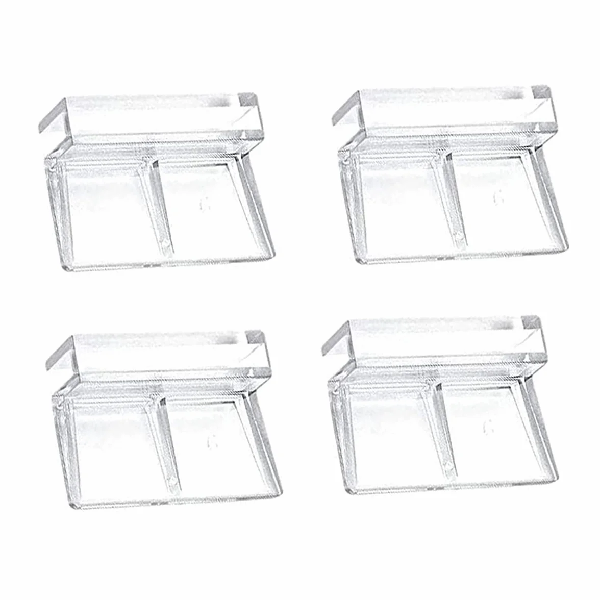 GHEART Clips de Protection en Verre pour Aquarium 6 mm 4 Pièces