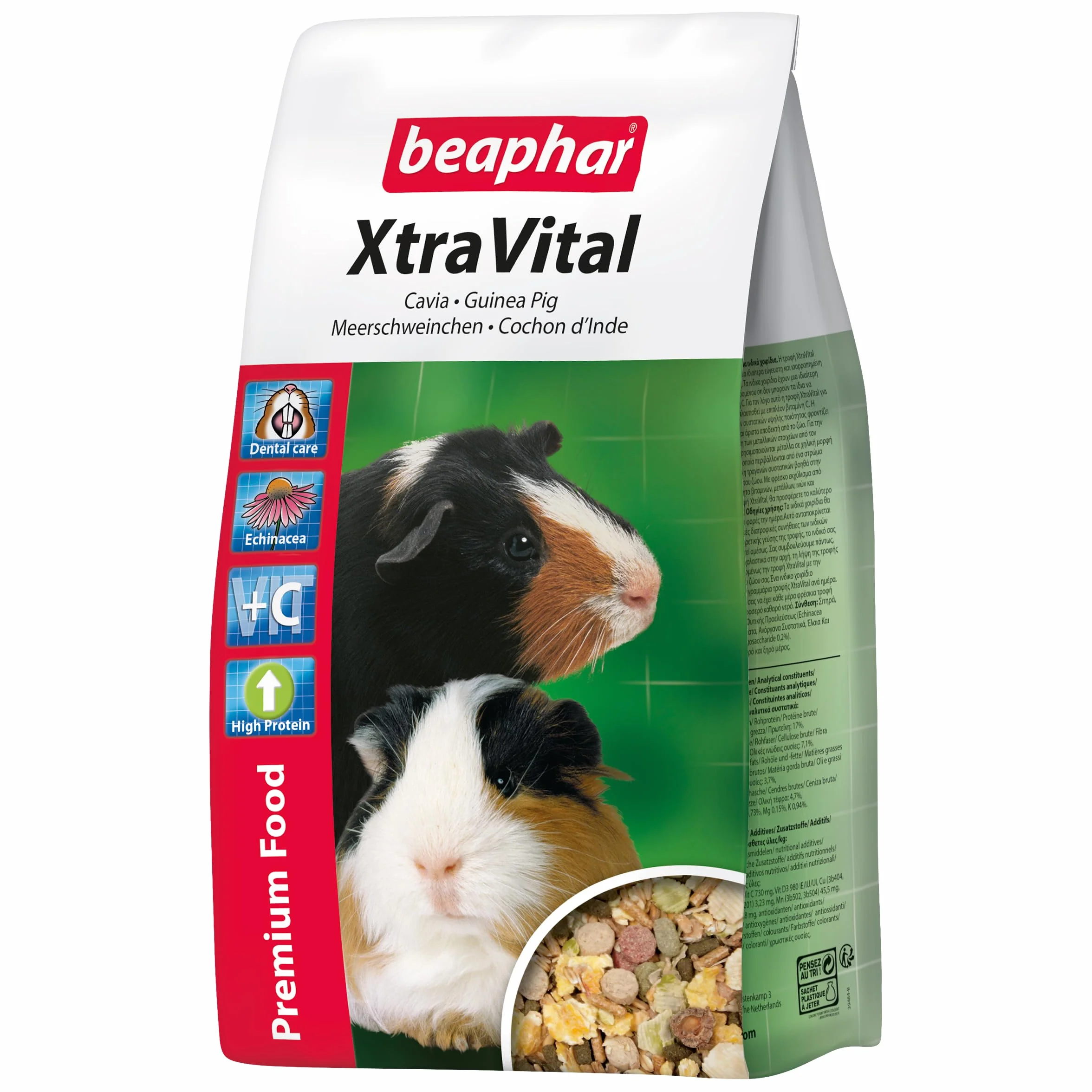 BEAPHAR XTRAVITAL Alimentation pour Cochon d'Inde 1kg