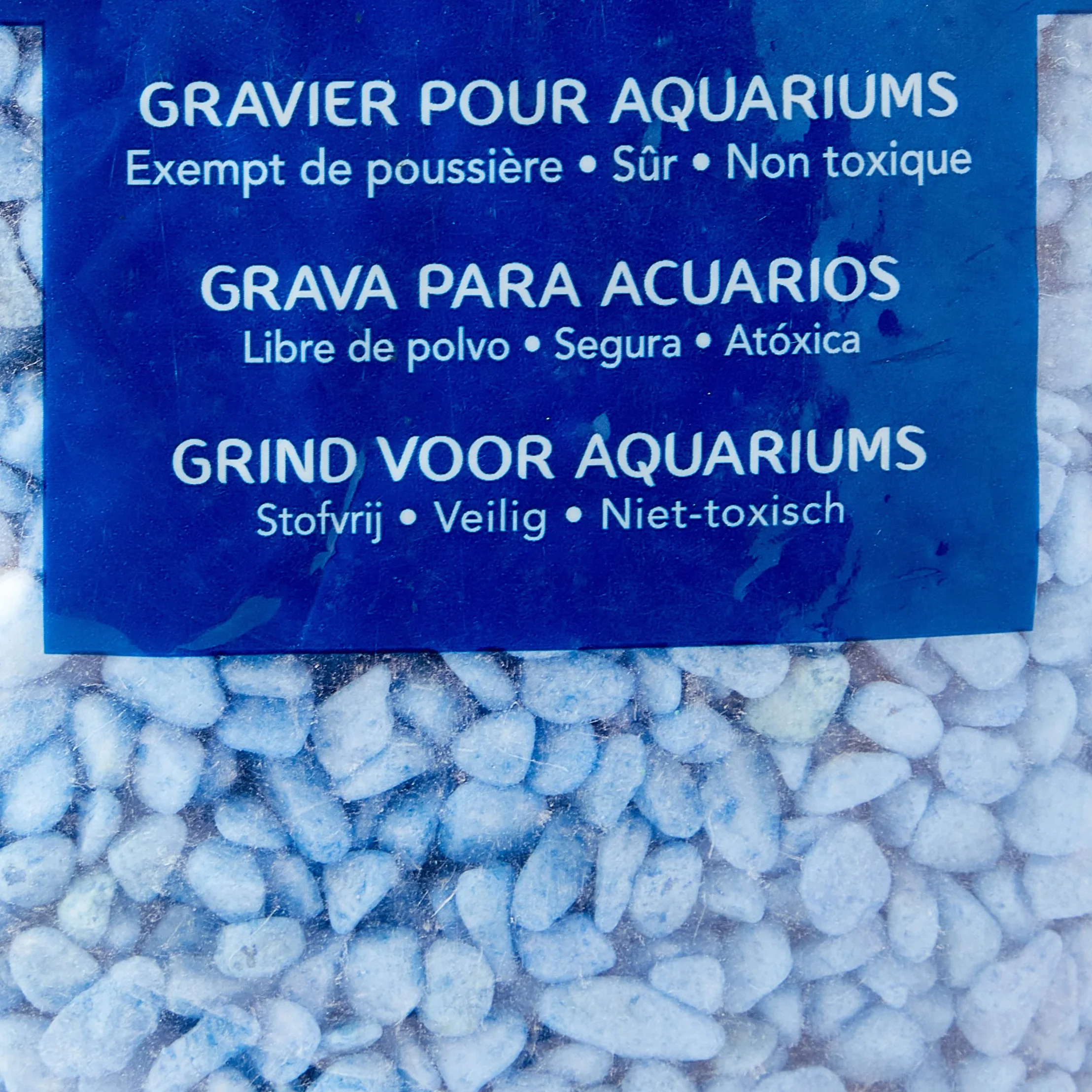Gravillons Décoratifs MARINA Différentes Couleurs Bleu ciel,