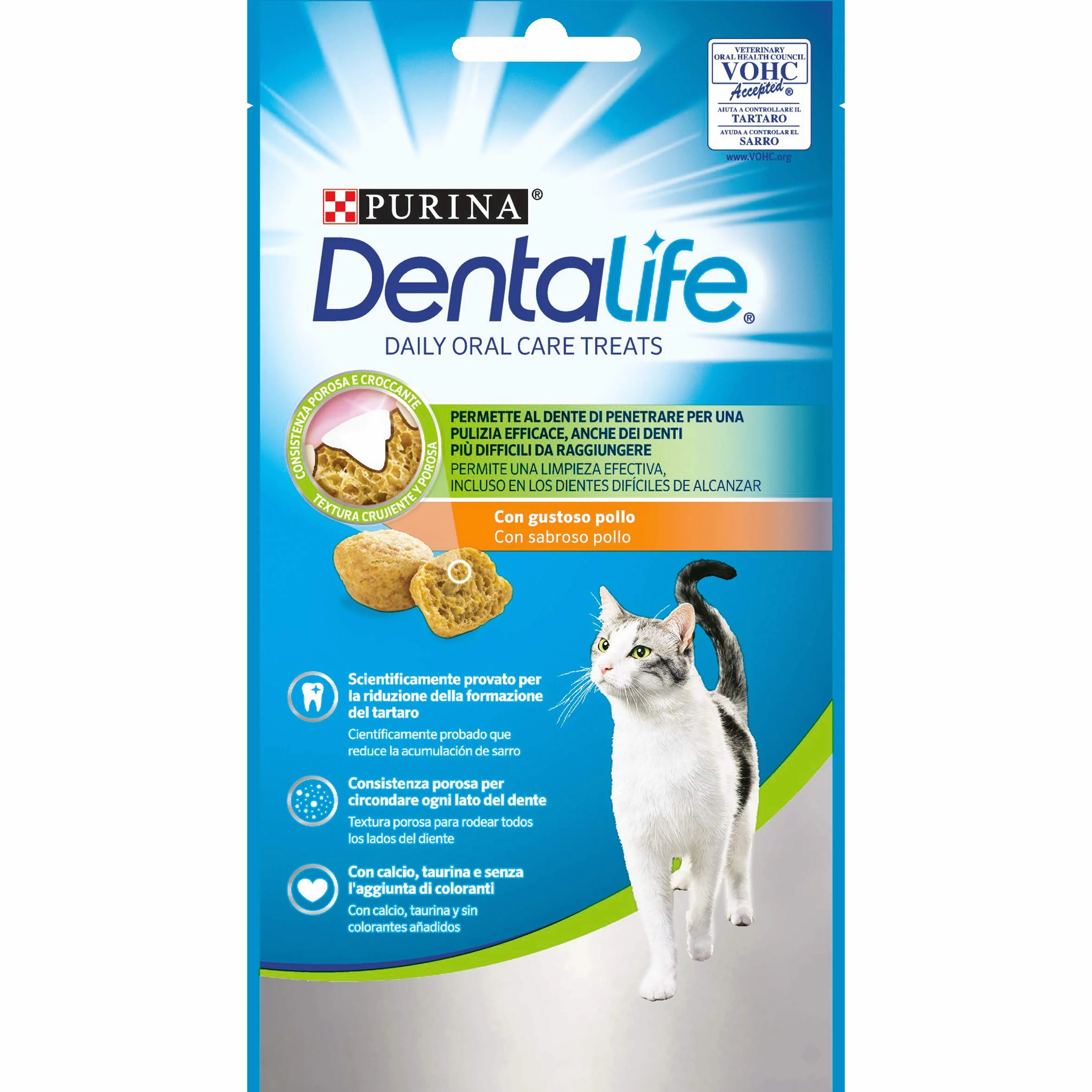 PURINA Dentalife Snack Chat Poulet 8x40g