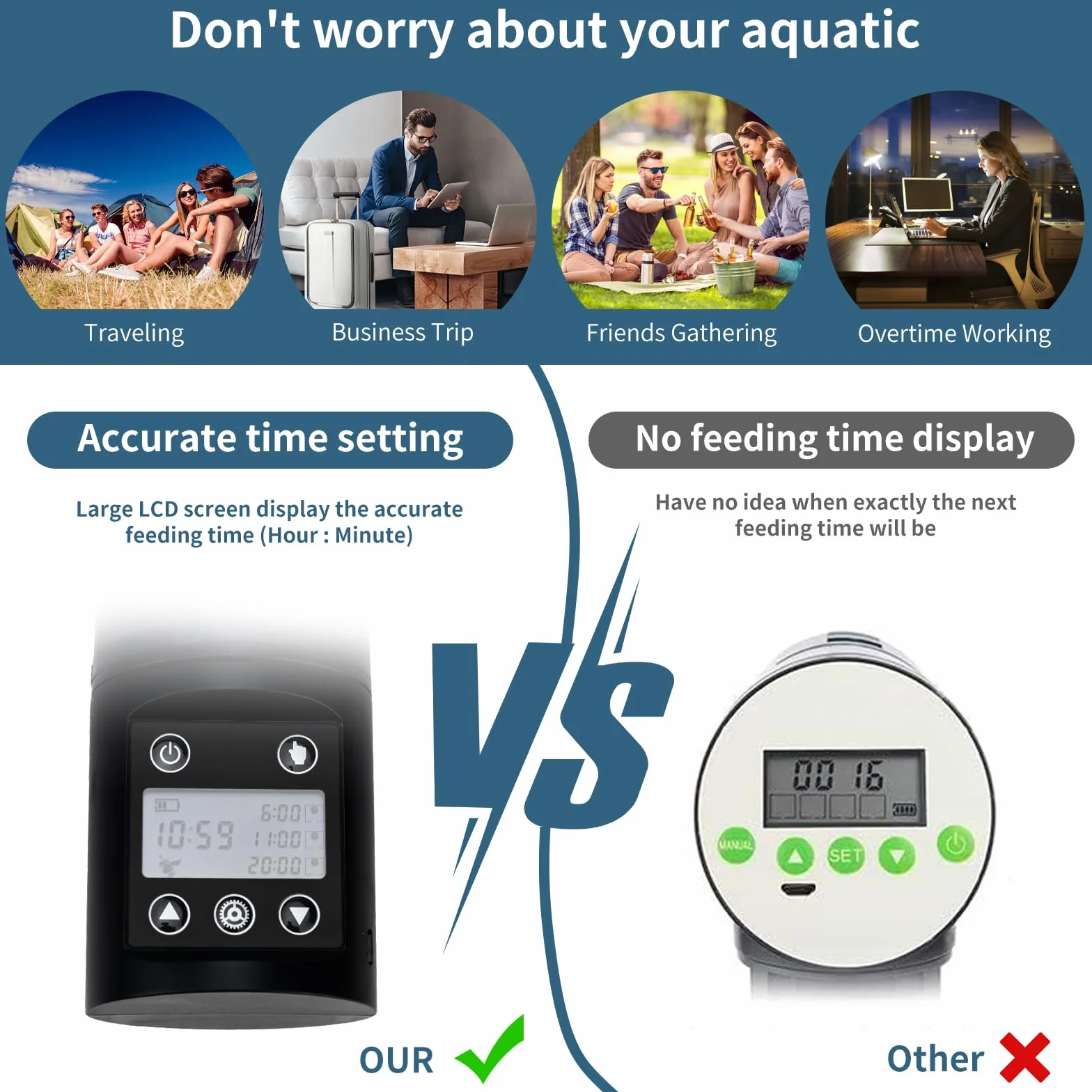 Mangeoire automatique pour poissons Podazz