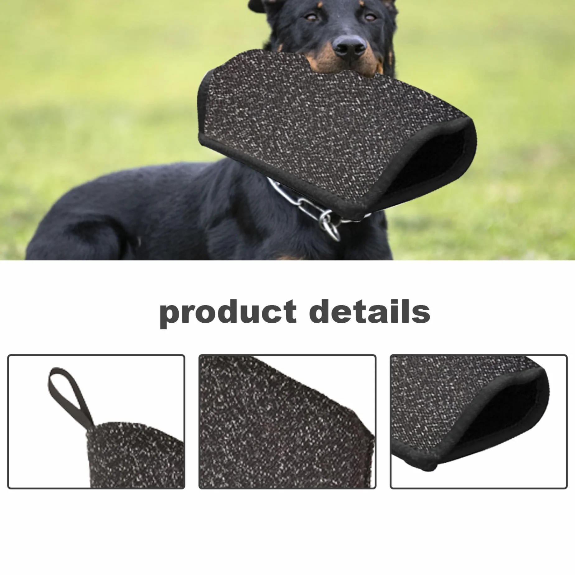 Manchons d'entraînement en Nylon résistants aux morsures pour Chiens, Manchon de Bras de Morsure Peu encombrant