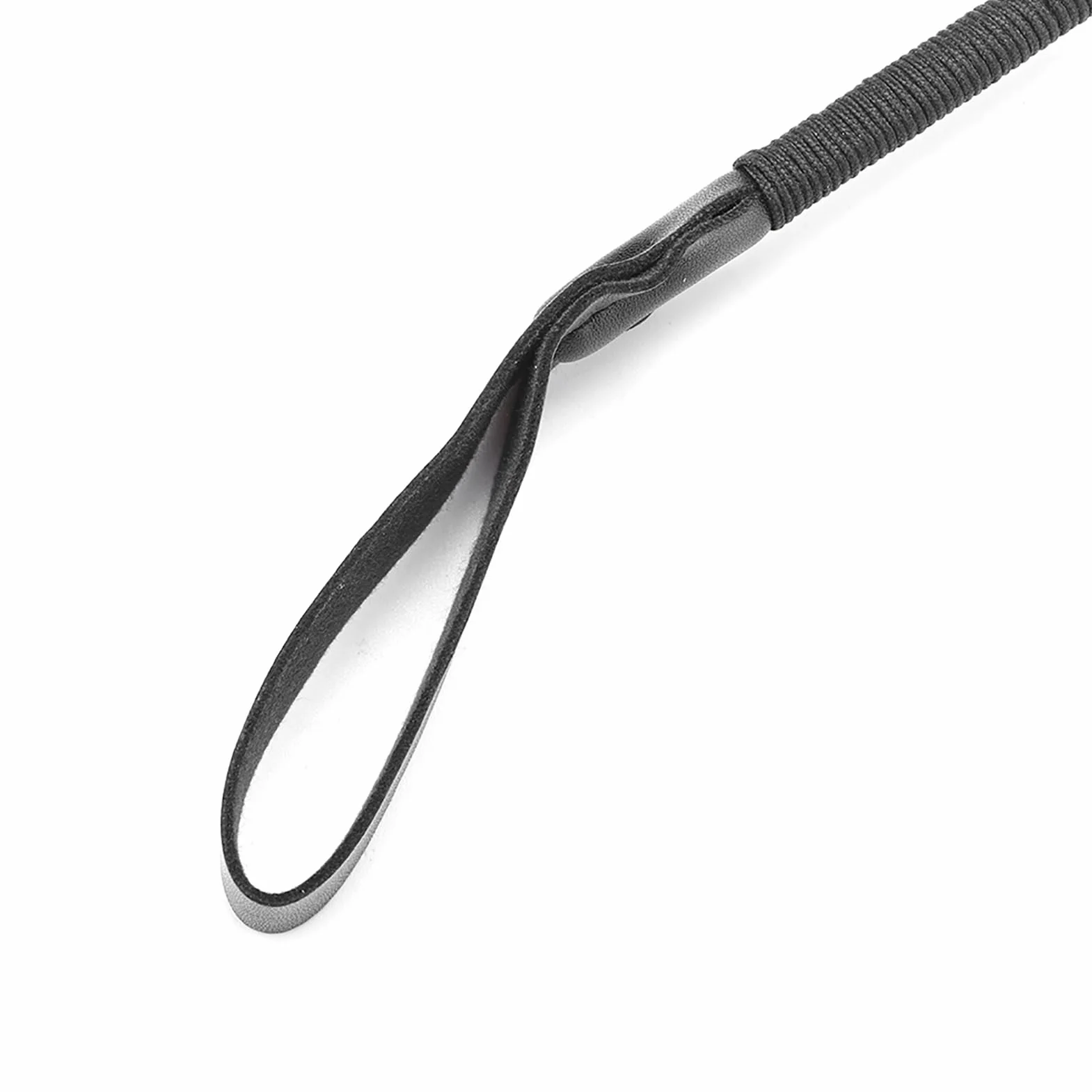 Fouet de Dressage Flexible en Plastique renforcé Noir pour Chien Gestion du Comportement Équitation