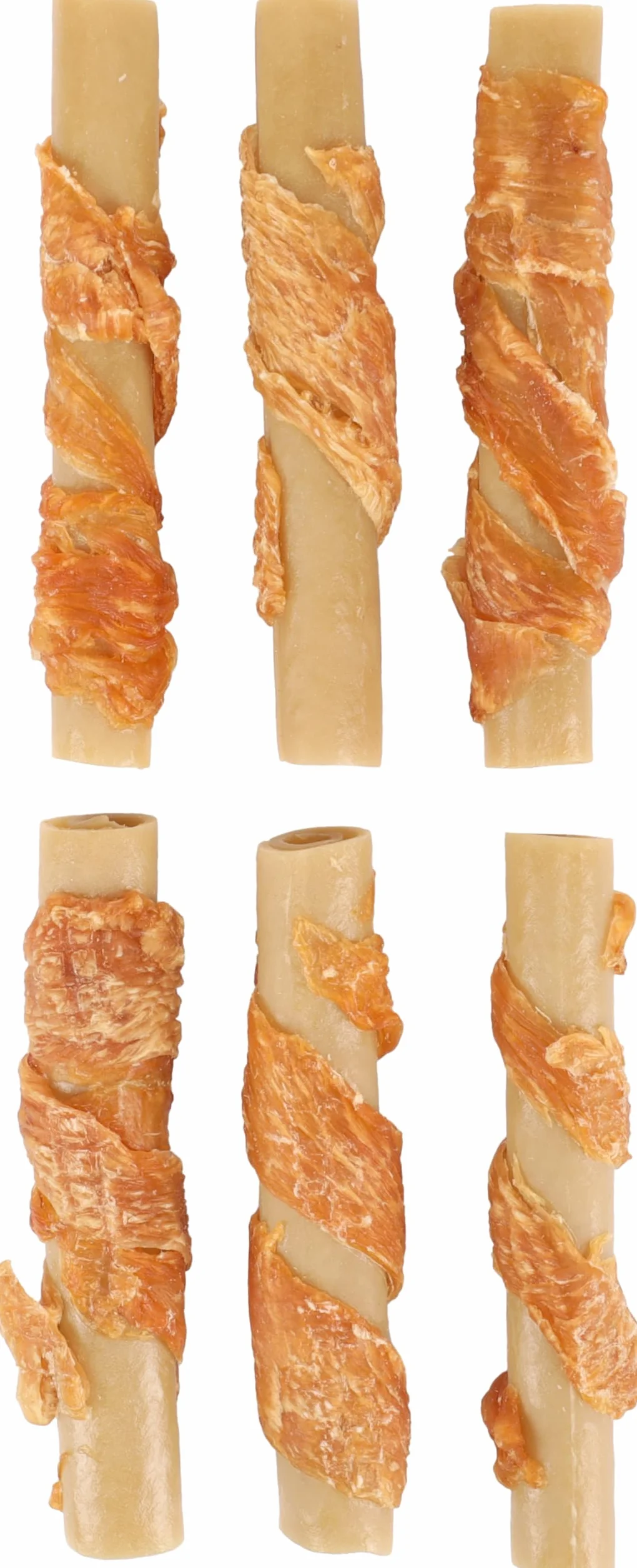 Flamingo Friandise Chien Bâtonnet sans Peau Bovine au Poulet 10cm 120g