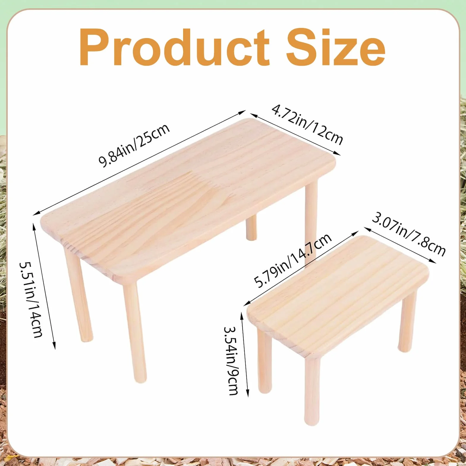 2 PièCes Plateforme pour Hamster - Plateforme d'escalade pour Hamster - comme DéCoration pour La Cage de Votre Animal,Adapté à La Plupart des Cages,Adapté Aux Hamsters,HéRissons