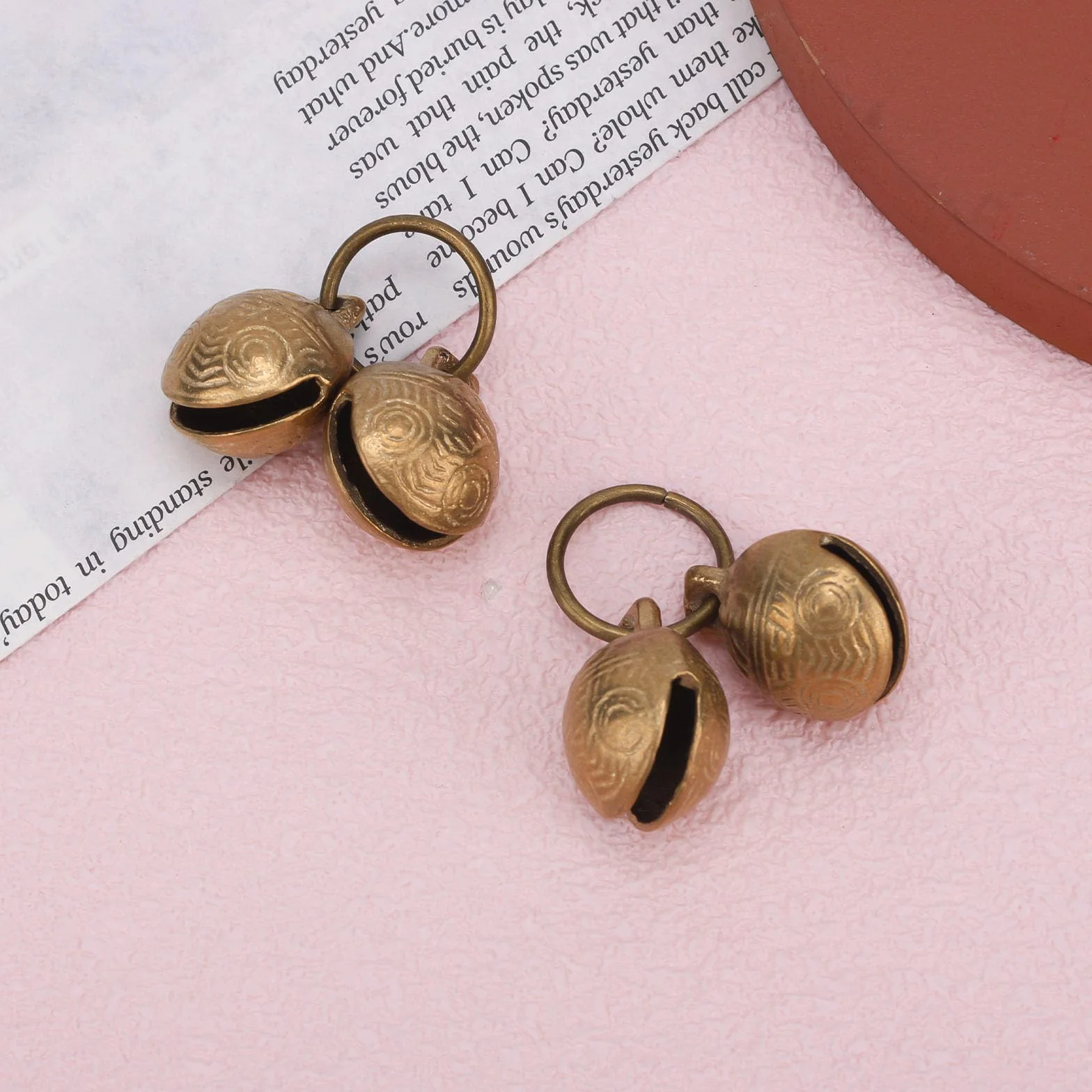 Cloches pour Chien en Laiton Extra Fortes Collier Animaux Compagnie Accessoires