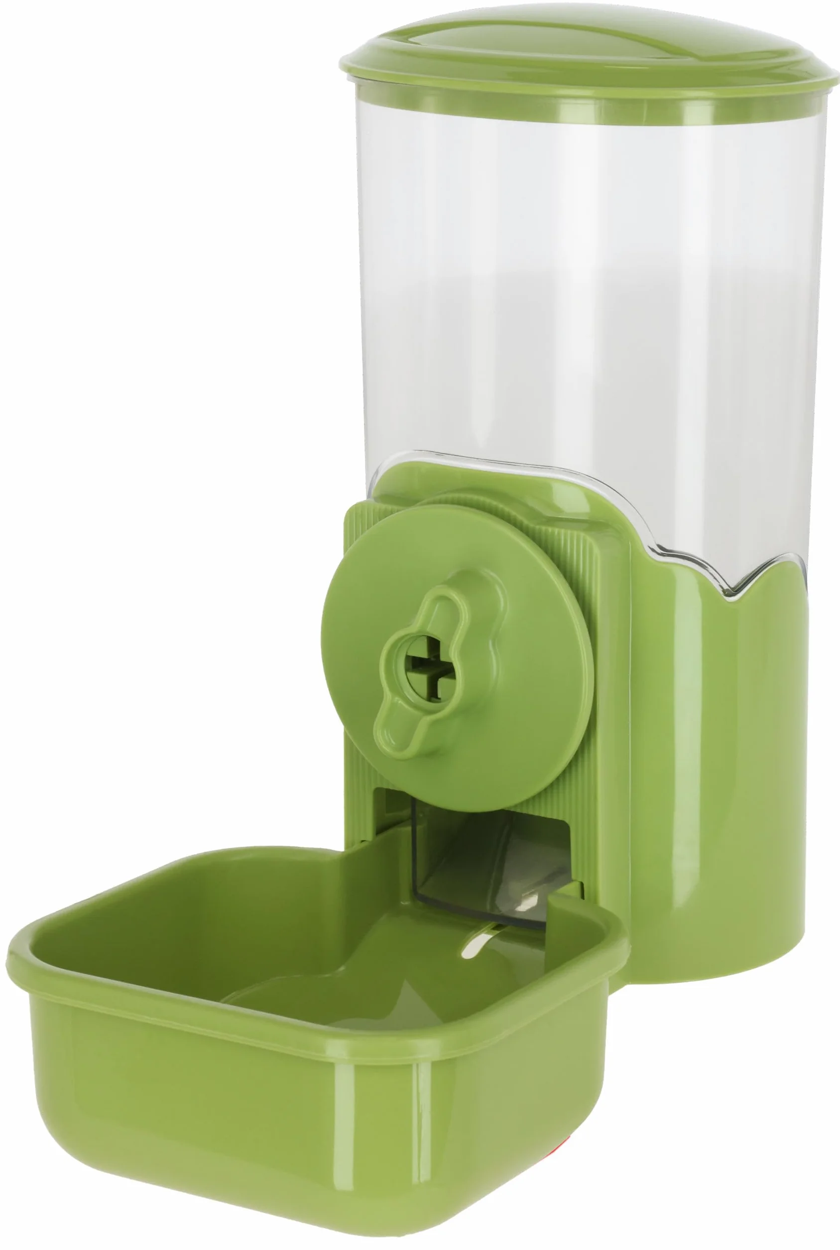 Kerbl Distributeur d'aliments 1000 ML Plastique Vert/Transparent 11 x 20 x 20 cm