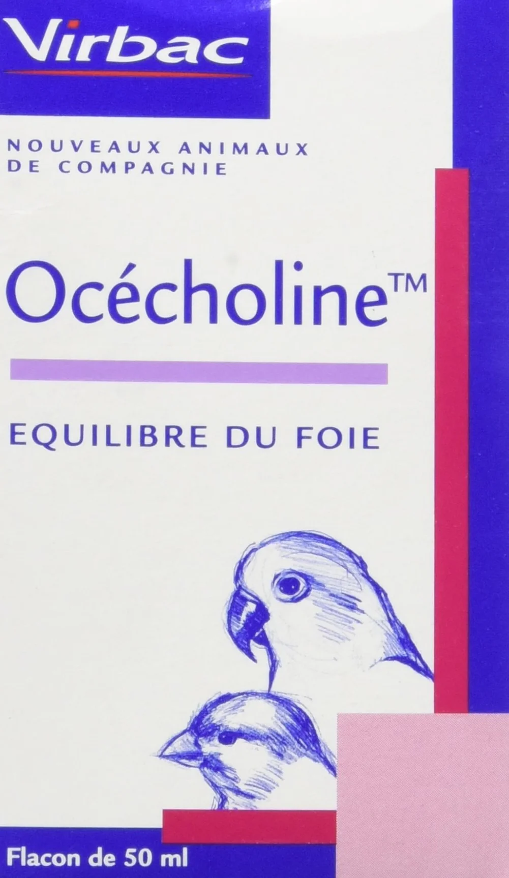 Virbac Ocecholine pour Oiseau 50 ML