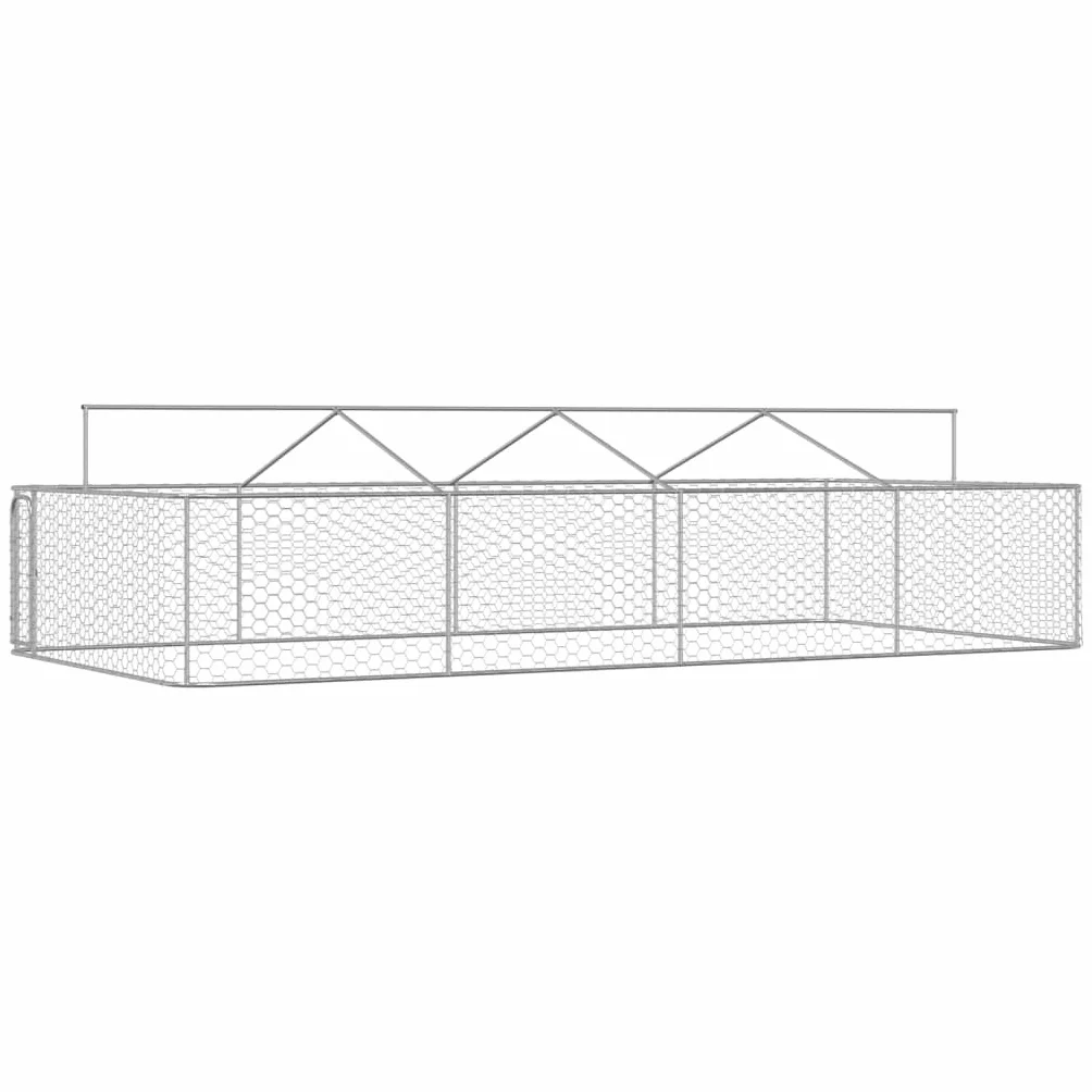 Chenil extérieur avec Toit 600x300x150 cm pour Chiens