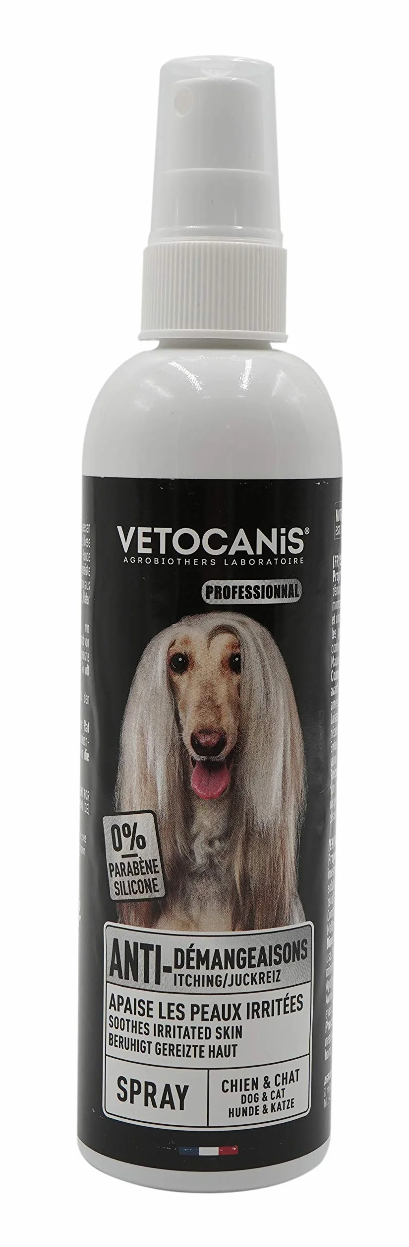 Vetocanis Spray Anti Démangeaisons pour Chien à l'Aloé Vera 250 ml