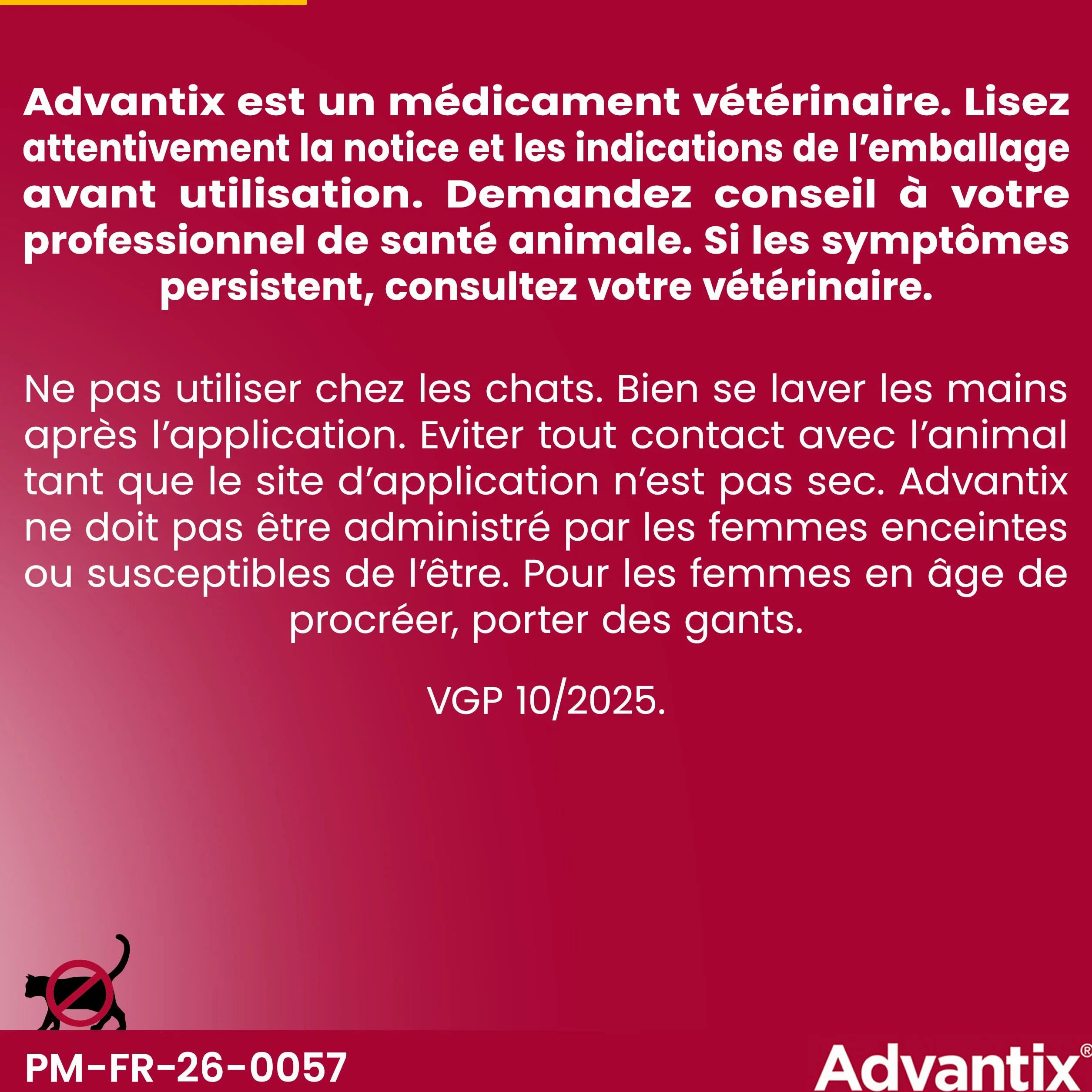 Advantix Très Petit Chien 1,5-4 kg Pipettes 6 parasites Protection 4 semaines 6 x 0,4 ml