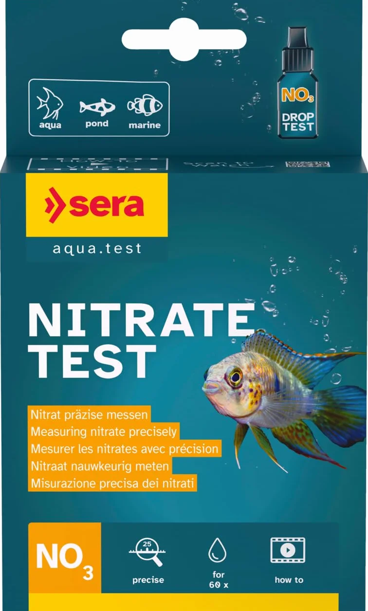 Sera Nitrate Test 15ml | Kit d'Analyse des Nitrates pour Aquarium