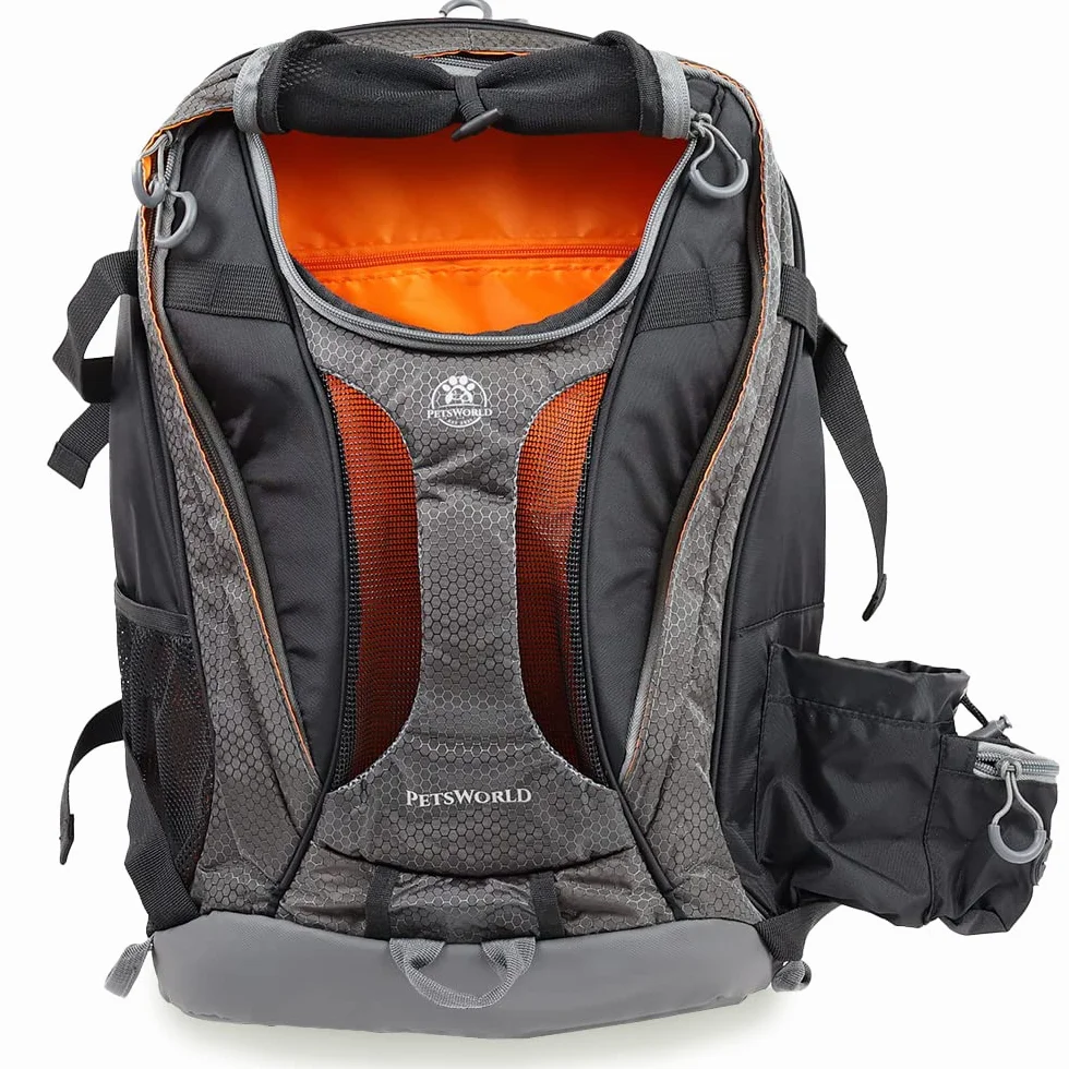 Sac à dos pour chien 10 kg transport petit chien Terrier Carlin teckel distributeur sacs déjections seau eau compartiment ordinateur portable