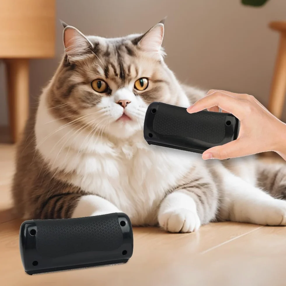 Brosse Chien Anti-Tomenteuse Élimine Sous-Poil Tangles pour Chiens Chats Poils Courts et Longs
