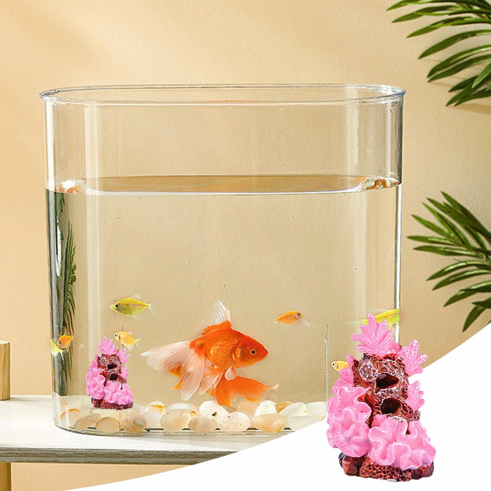 Corail Artificiel pour Aquarium, Décoration Paysagère pour Bureau et Terrarium