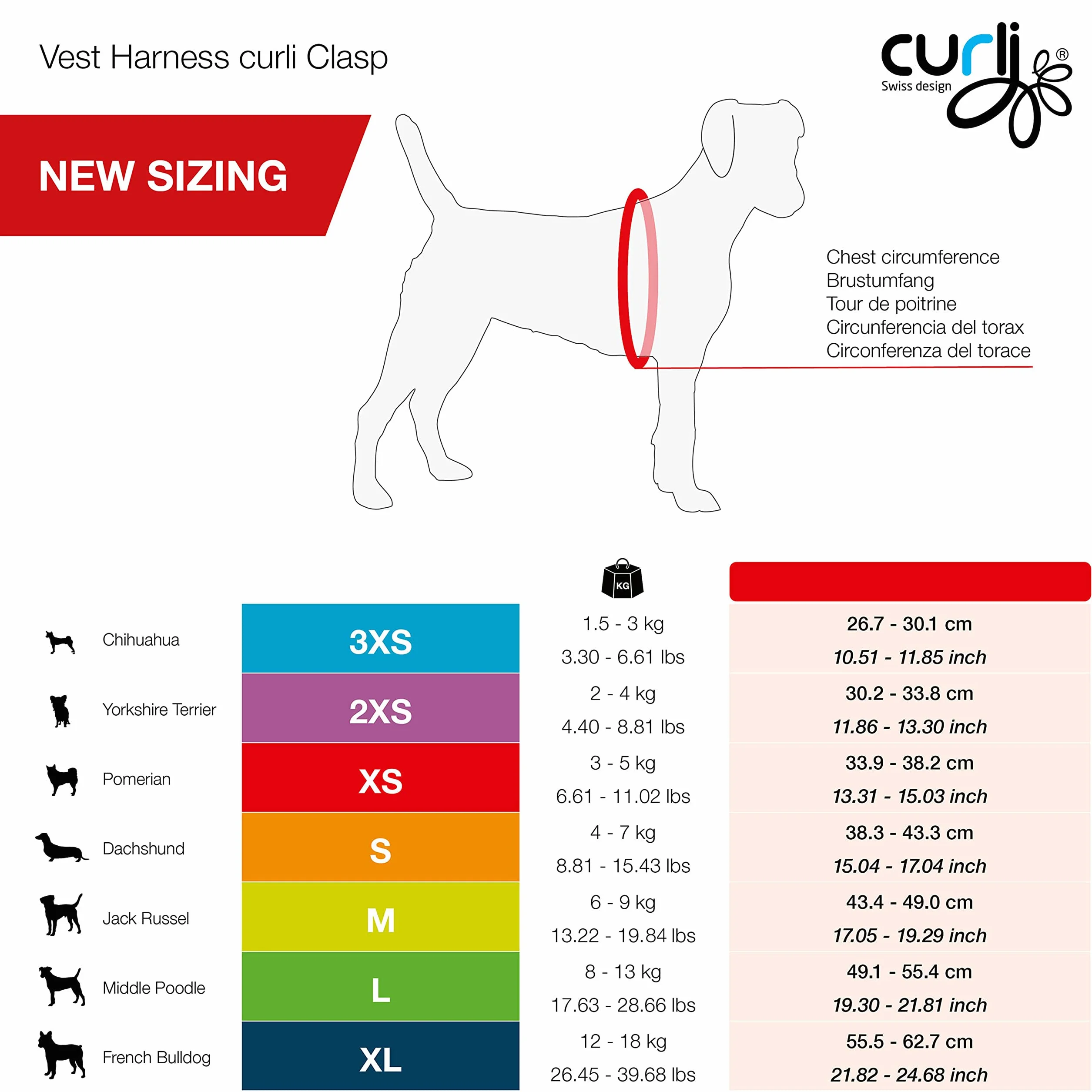 Curli Vest Harness Air-Mesh Moss M