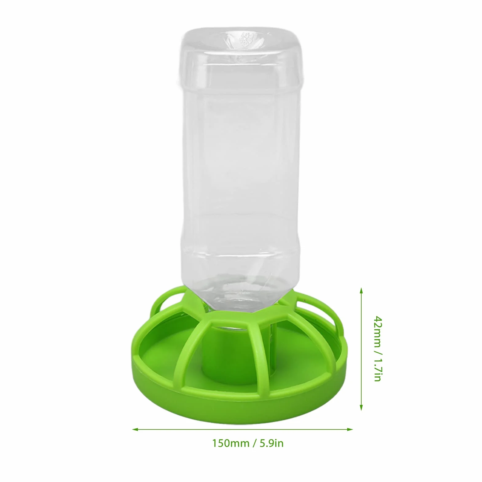 Distributeur d'eau pour Reptiles avec Bouteille, Mangeoire Automatique Abreuvoir Tortue (Grand)
