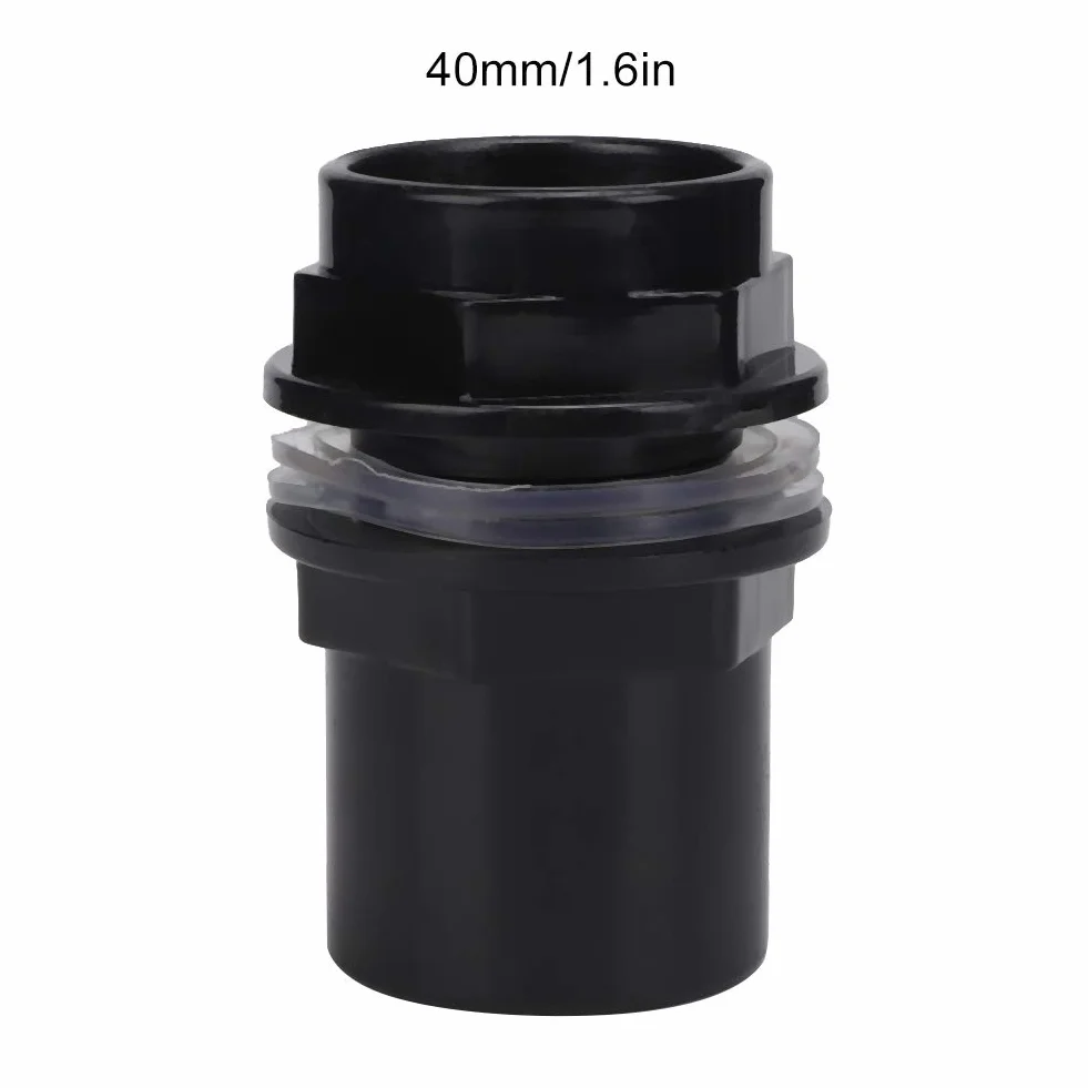 Zerodis 5 Pièces Connecteur de Tuyau d'eau d'Aquarium en PVC, Adaptateurs de Tube d'air Réglables 40mm