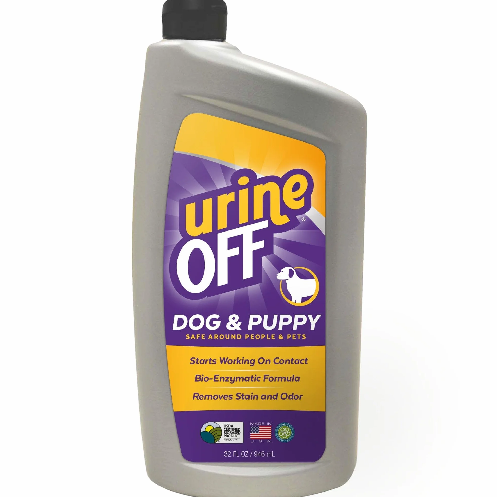 Urine Off Dog & Puppy Formula Carpet Applicator Cap 32oz