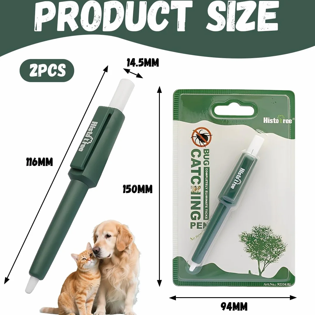 2 Pièces Pince A Tique Set, Crochet Tique Pour Éliminer Nymphes Et Tiques Adultes, Pince A Tique Pour Chien, Chats Et Autres Animaux