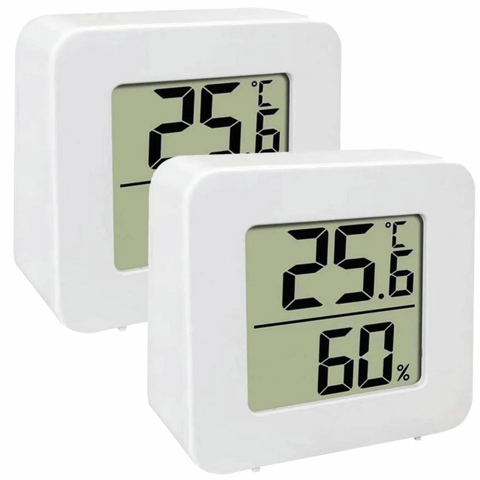 Thermomètre thermique hygromètre numérique 1/3/5/8/10 pièces pour intérieur chambre numérique Intérieur Température et humidité pour maison, bureau, chambre à coucher, serre, entrepôt, cave