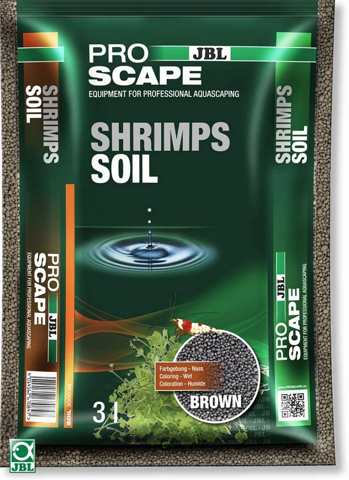 JBL ProScape ShrimpsSoil Substrat Aquariophilie Brun 3 L