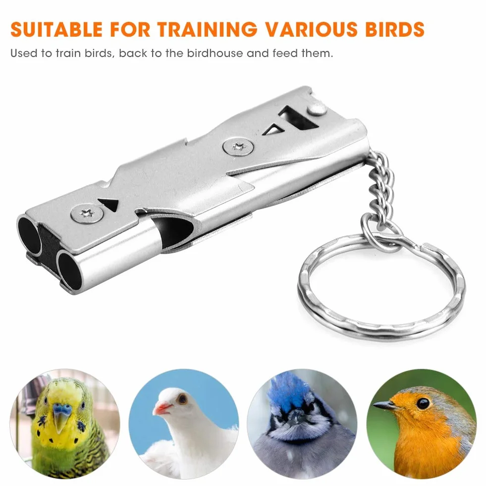 Joyzan Sifflet Pigeon D'entraînement à Griffes Oiseau Pet Perroquet Contrôle Aboiement Jouet Portable