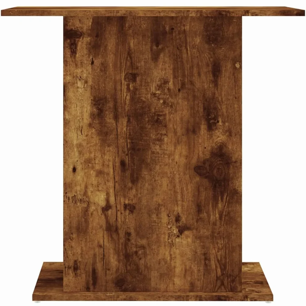 Support d'aquarium chêne fumé 75x36x72,5 cm bois d'ingénierie 17.92KG