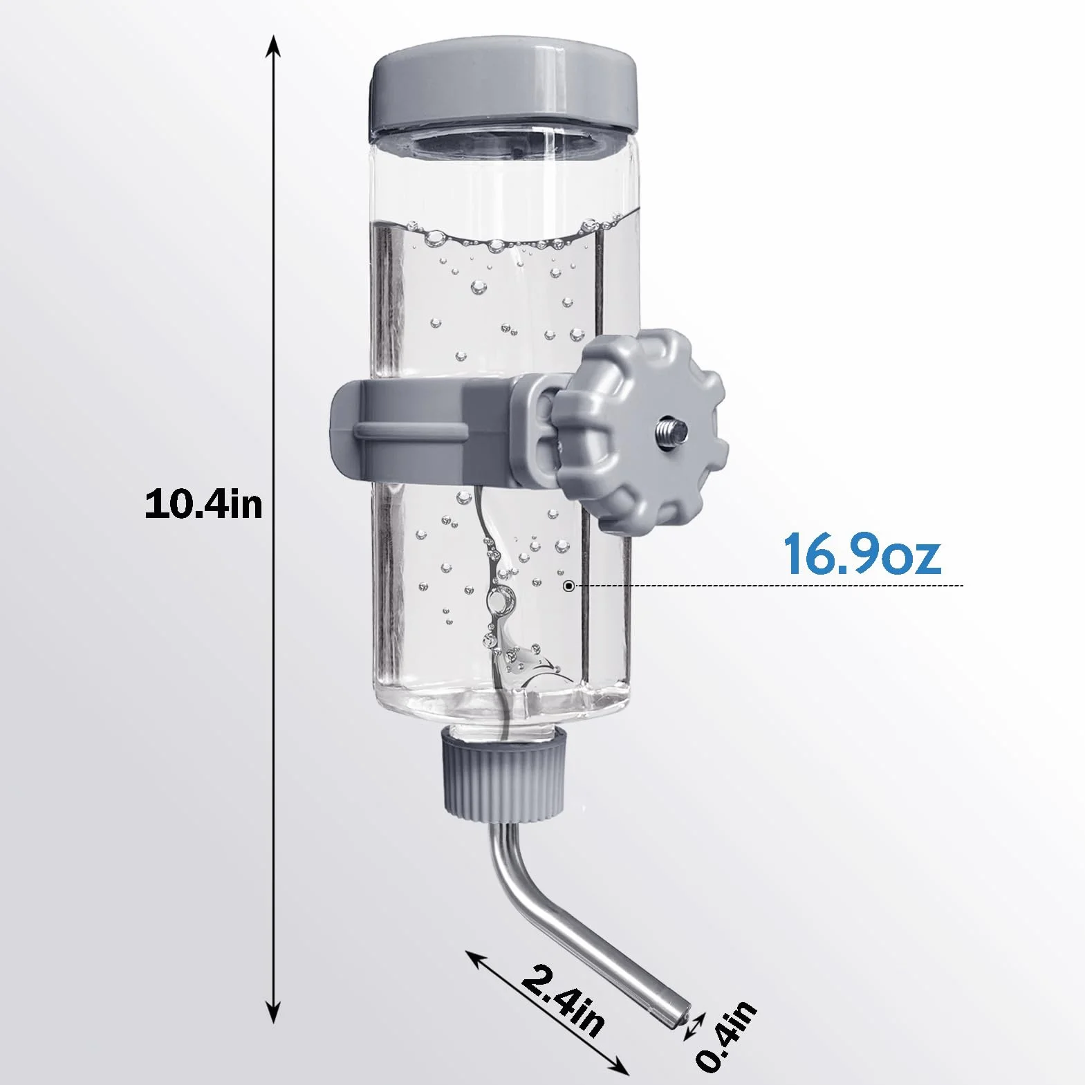 LOS ANDES Gourde pour Hamster 500 ML Pas de Fuite d'eau pour Petits Animaux