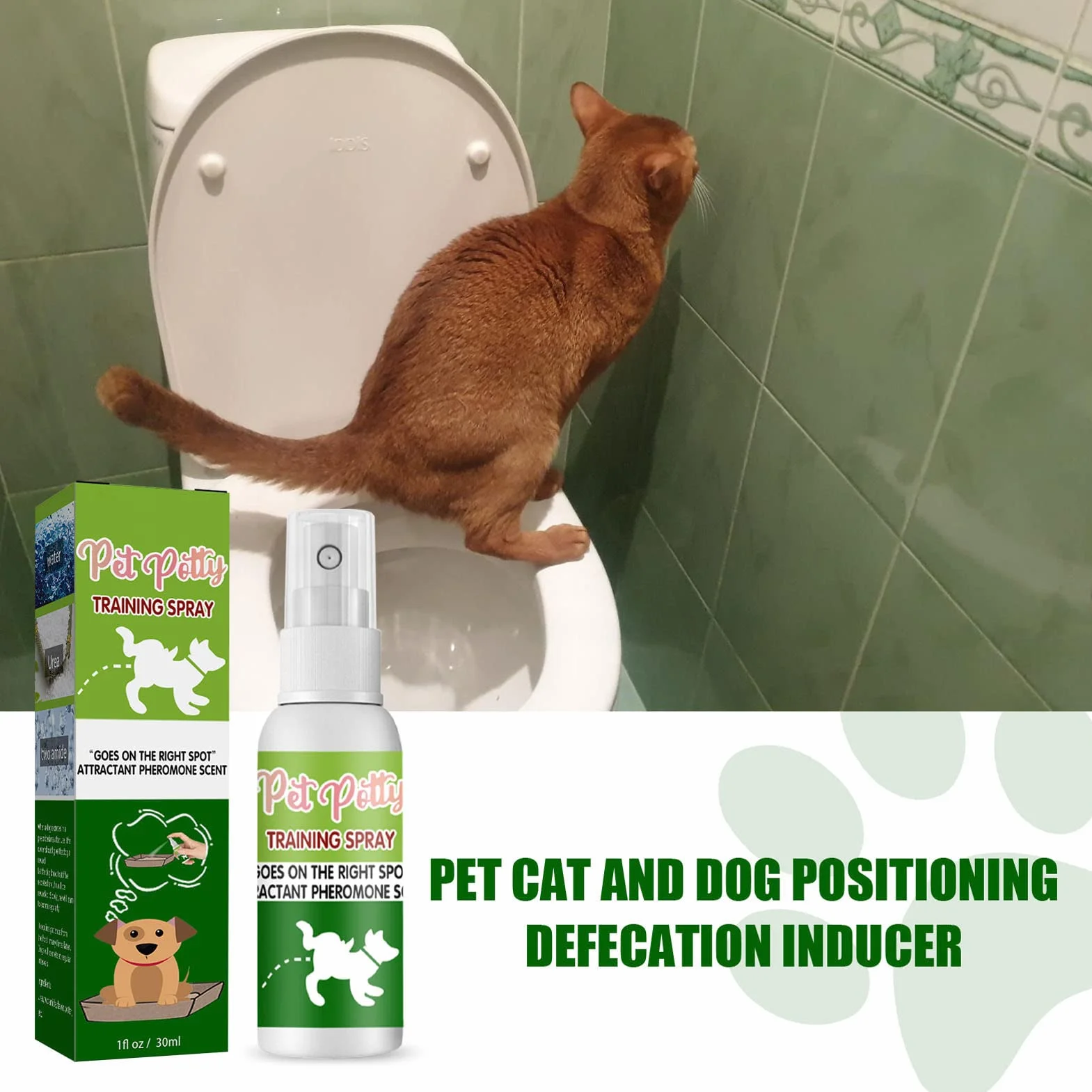 Naroote Spray d'entraînement à la propreté pour Chien, Attractif pour Chiots, Entraînement Canin Pipi et Caca Intérieur