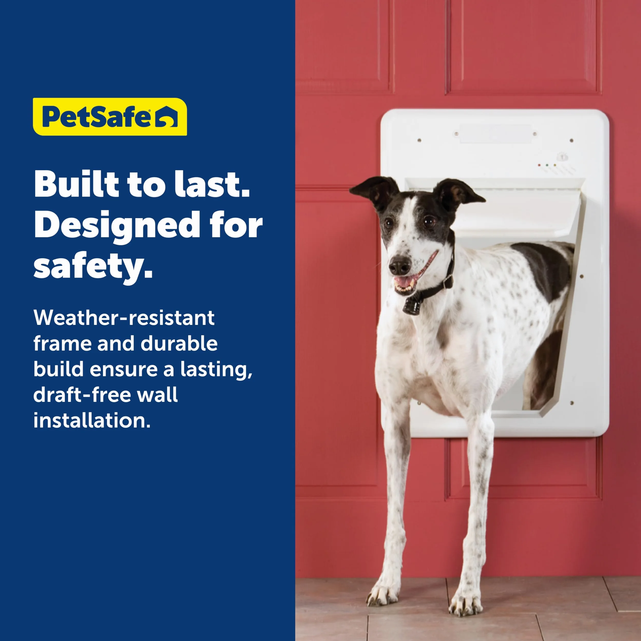 PetSafe Kit d'installation Murale pour Porte Intelligente électronique, Grand Format, Blanc