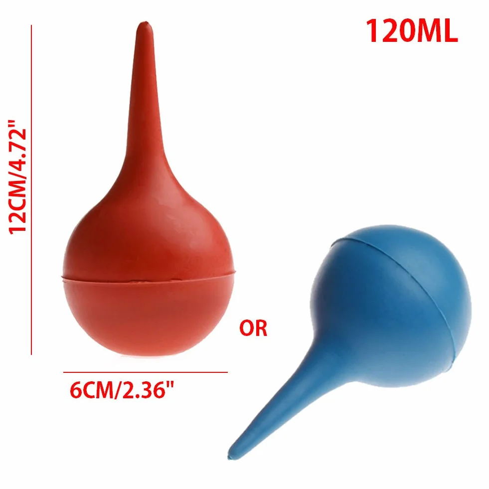 Seringue de Lavage des Oreilles Silicone Outil de Laboratoire Aspiration 30/60/90/120 ML