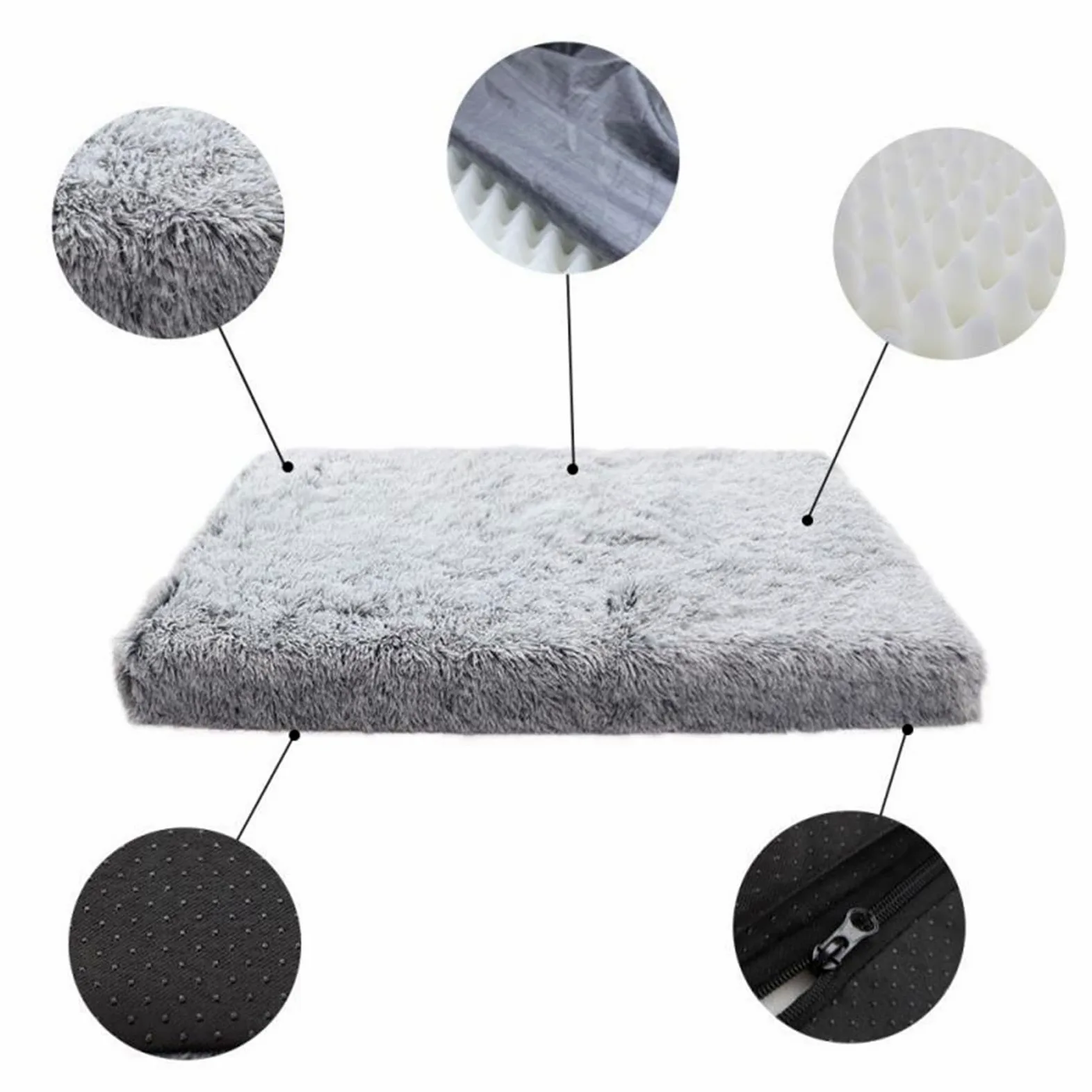 Coussin Chauffant pour Chats Coussin en Peluche | Tapis Autochauffant Pour Animaux De Compagnie Pour Le Confort Intérieur Le Repos Et Le Sommeil à La Maison Avec Chaleur En