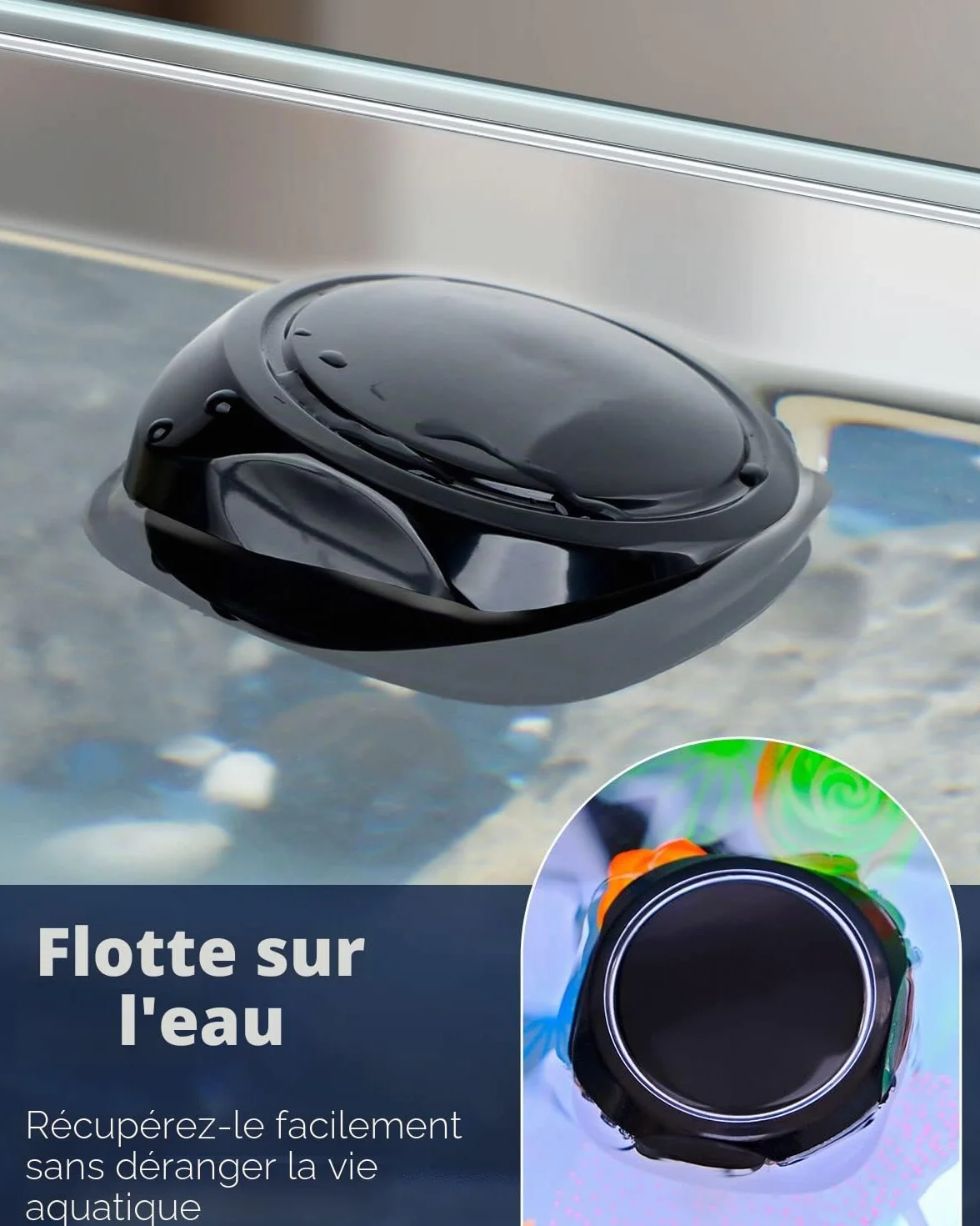 Pawfly Brosse Magnétique pour Aquarium en Verre 5 cm Nettoyage Flottant jusqu'à 120 L