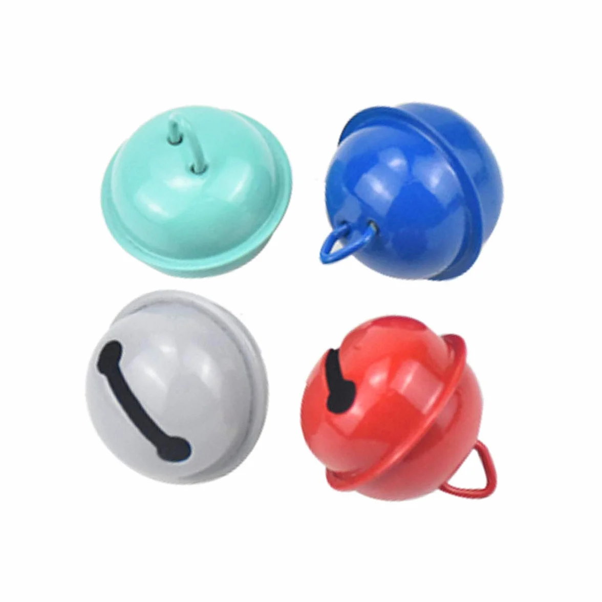 Jinlaili 22mm Metal Bell Pendants for Pet Collars Cat Dog Christmas Decoration