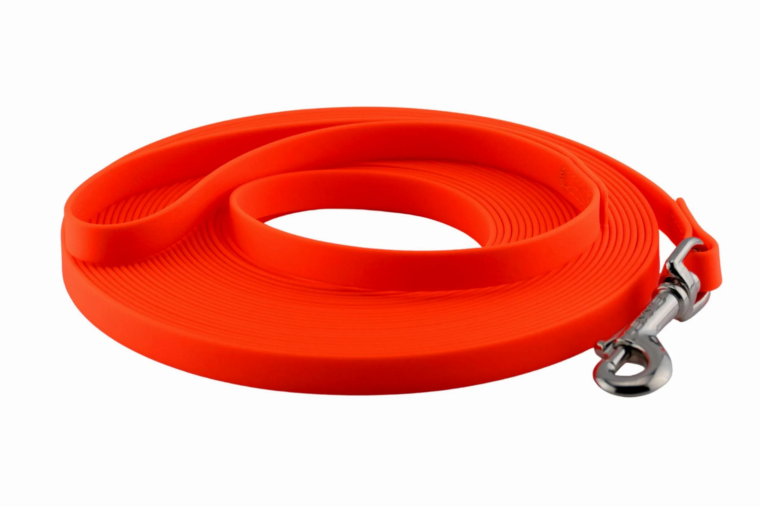 Laisse en nylon avec boucle pour la main et revêtement PVC imperméable et facile d'entretien 4 couleurs épaisseur 12 mm Longueur 3-20 m