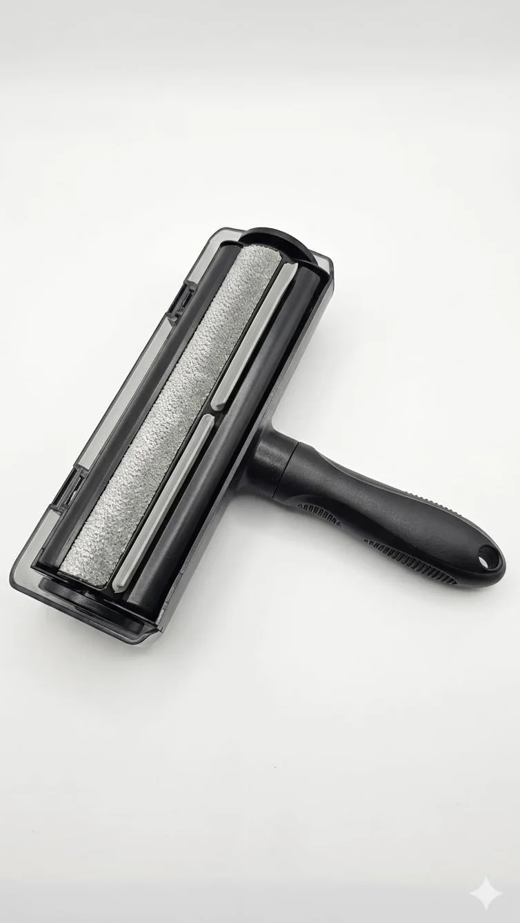 Brosse Anti Poils Animaux pour Chat Chien, Enlève Poils sur Canapé Tapis Vêtements Sièges Voiture Réutilisable
