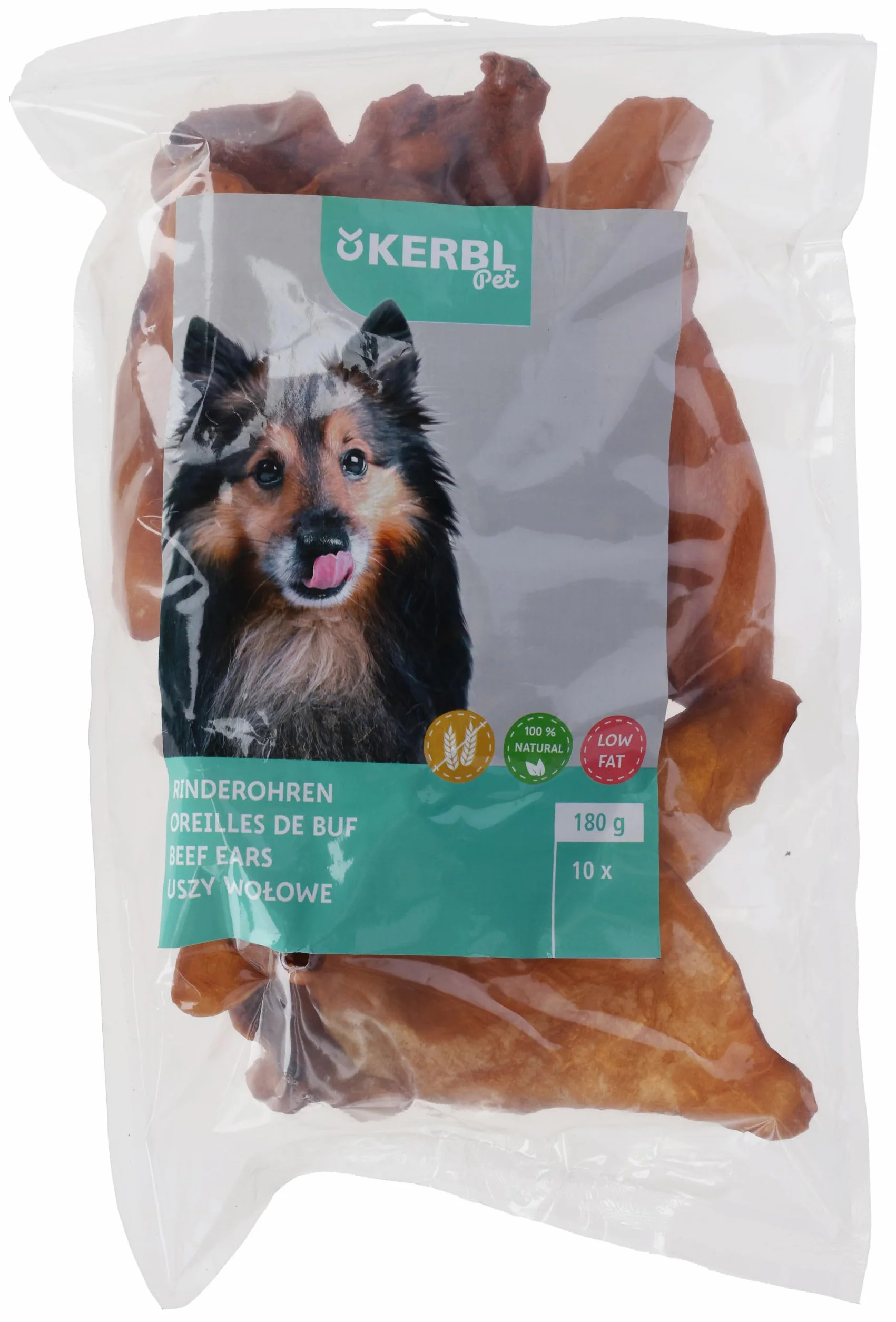Kerbl Oreilles de bœuf 180g 10pcs