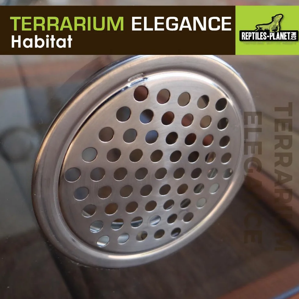 Reptiles Planet Terrarium Aluminium Elegance Noir 100 x 45 x 50 cm