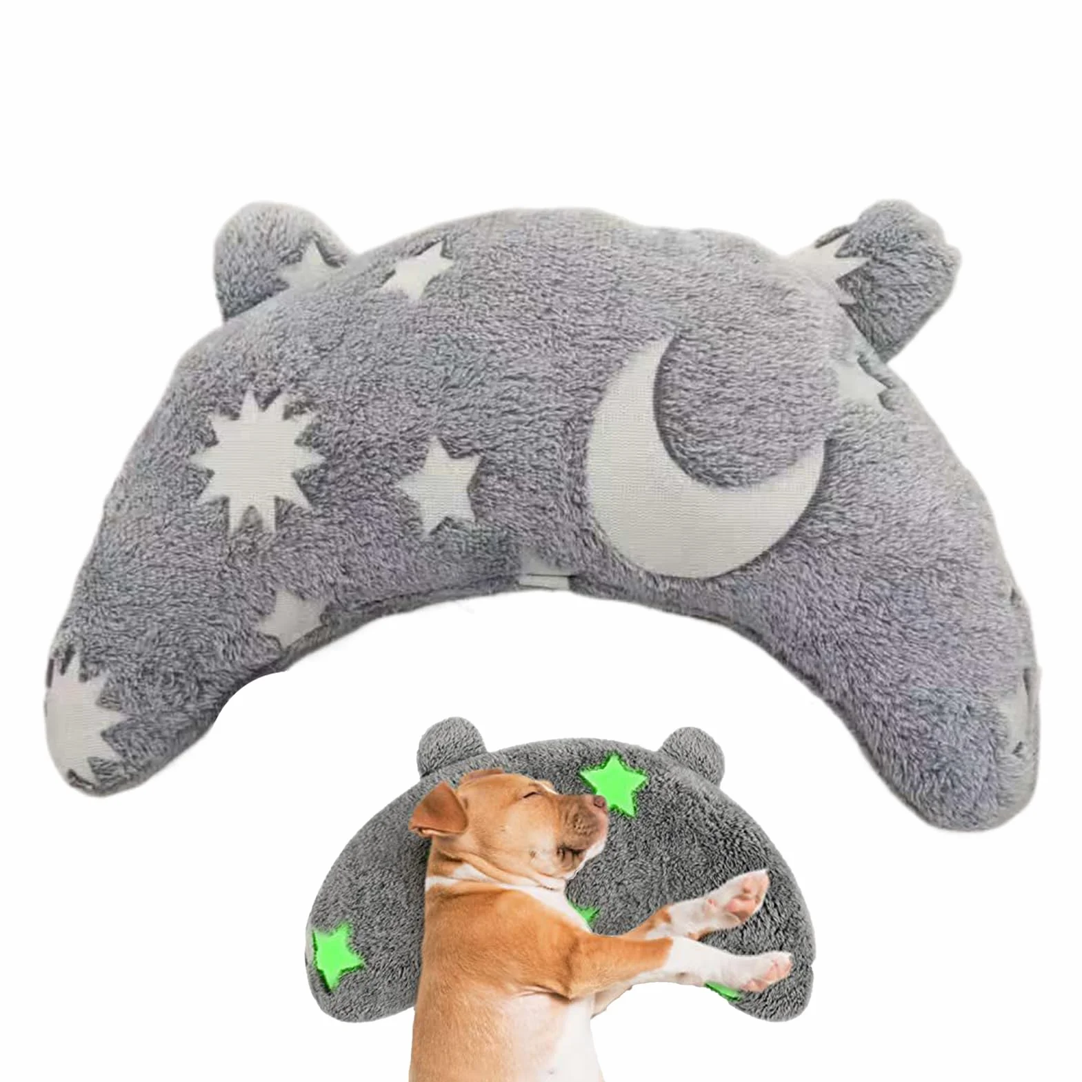 Coussin apaisant pour Chien, Design Moelleux, Anti-Stress, Rembourrage en Peluche