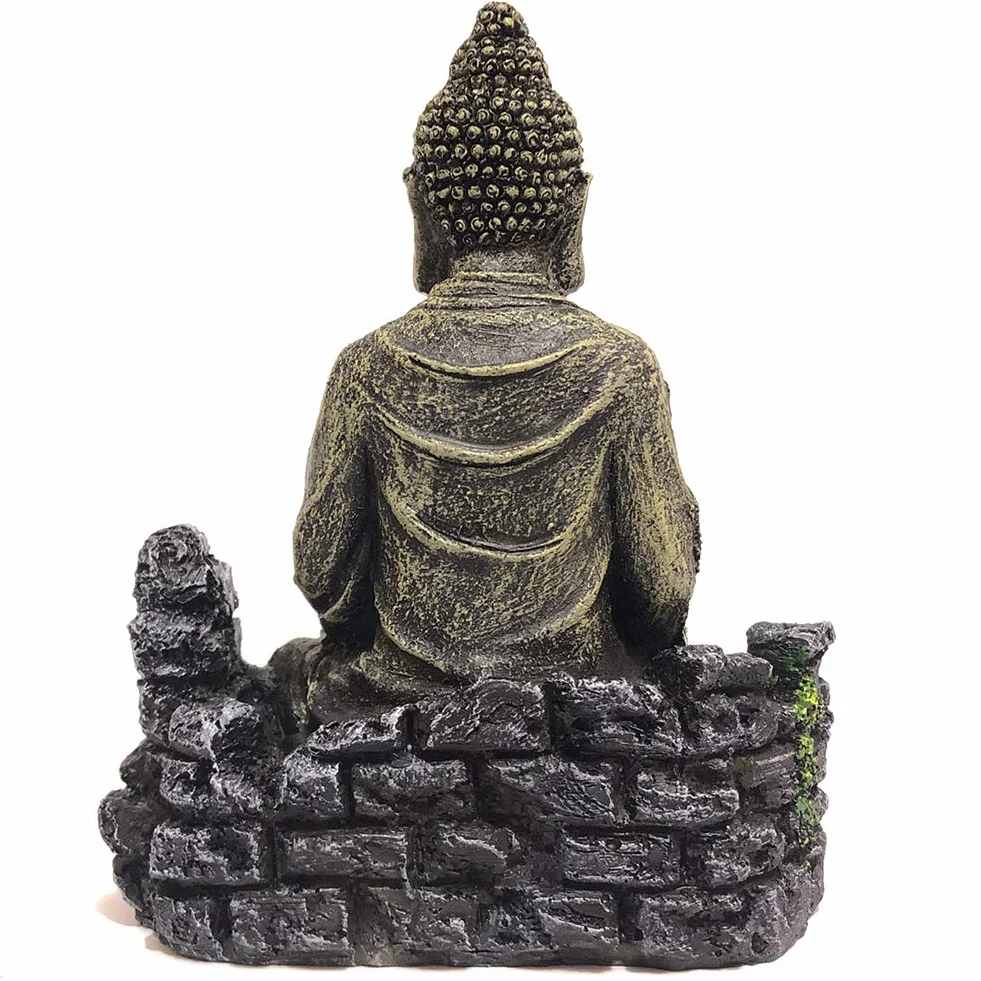 SLOCME Statue de Bouddha pour Aquarium Décoration Ornement